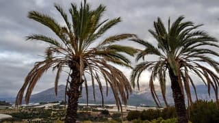 Grijs bewolkte dag aan de Costa Blanca