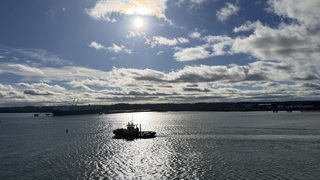 Zon en wolken 