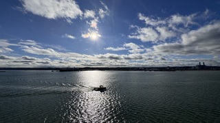 Zon wolken 