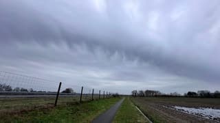 Haaksbergen met mooie vreemde luchten 