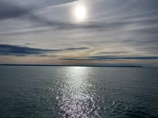 Waterig zonnetje in Dover op 15-02