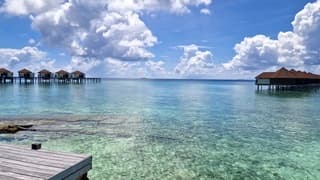 Azuurblauw Maladiven