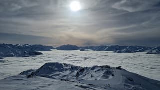 Zell am ziller wat een fantastisch uitzicht, wat een wolkenzee