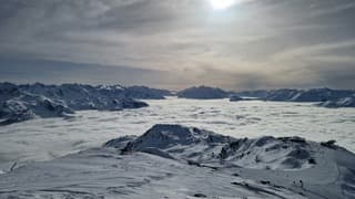 Zell am ziller wat een fantastisch uitzicht, wat een wolkenzee