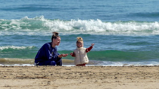 Heerlijk weertje om te genieten aan zee