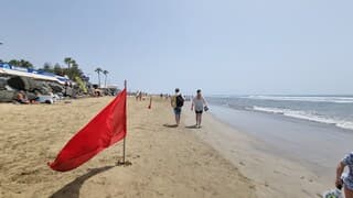 Veel wind op Canarische eilanden