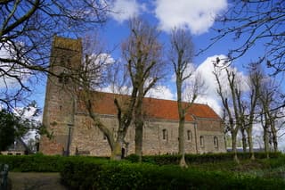 Frisse westen wind, met zomerse wolkenlucht!