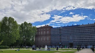 Bewolkte lucht bij 16-18gr