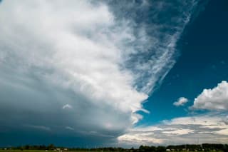 Denkbeeldige grens van Nederland België in de lucht