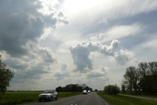 Mooie wolkenlucht