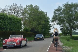 Lekker weer voor de fiets of voor een open wagen