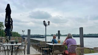 Grijs en bewolkt, maar temperatuur is prima 