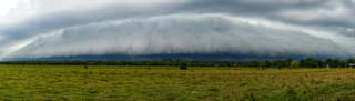 Shelfcloud nabij Utrecht in de avond van 21 mei