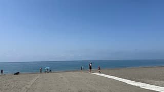 Rustige beach in Torrox