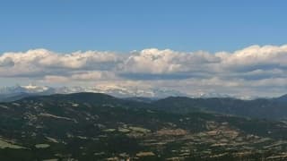 Pyreneeën vanuit Spanje gezien 