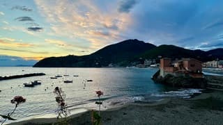 Levanto, Italië sunset