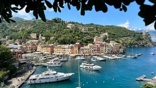 Portofino, Italië. Na regen komt zonneschijn! 
