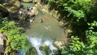 Verkoeling op een warme dag in Luxemburg