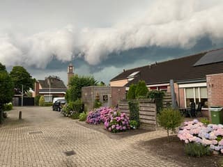 Donkere wolken 