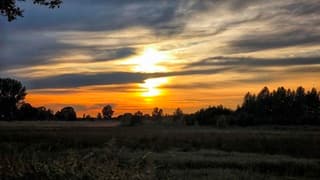 Zonsondergang vannavond 