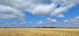 Blauw bewolkte lucht