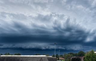 Shelfcloud in aantocht 