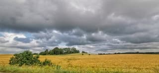 Wat meer wolken vanmorgen in Zweden 