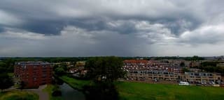 Dreigende wolkenlucht 