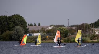 windsurfers