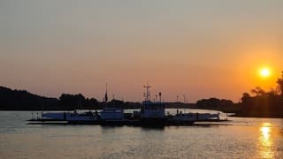 een onbewolkte zonsopkomst