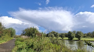 Grote wolkenpartijen 