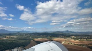 Wolken boven de Pyreneën