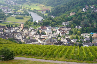 Bewolkt en zon in de Moezel 