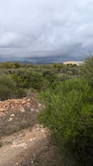 Naderend onweer op Mallorca