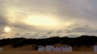 Prachtige wolken in Bredene België