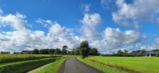 Blauw bewolkte lucht 