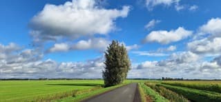 Blauw bewolkte lucht 