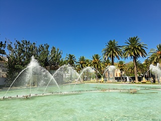 Staalblauwe lucht aan de Costa Dorada 