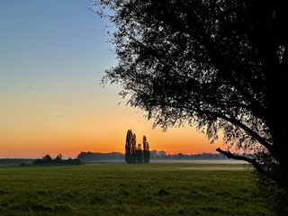 Zonsopkomst in Fijnaart