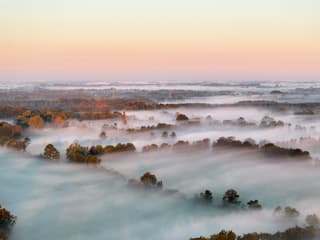 ochtendmist rond Burgumermar