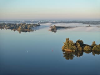 ochtendmist rond Burgum/Sumar