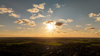 Mooie herfst weer aan de kust