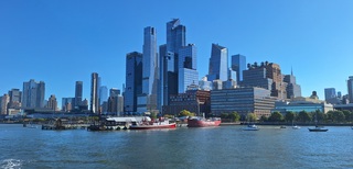 Strak blauw in New York city 