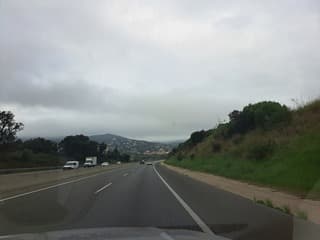 Dreigende lucht in noordoost spanje 