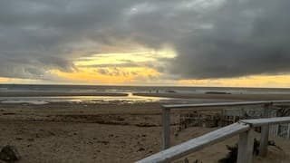 Ondergaande zon 