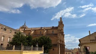 Lorca in Spanje, beetje bewolkt.