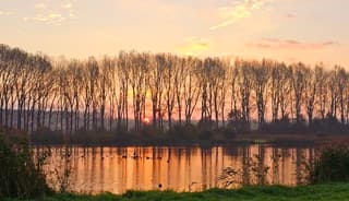 Prachtige zonsopgang 