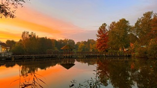 Mooi zonsopkomst in Limburg