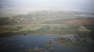 Luchtfoto van Ameland