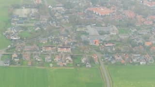 Hollum vanuit de lucht